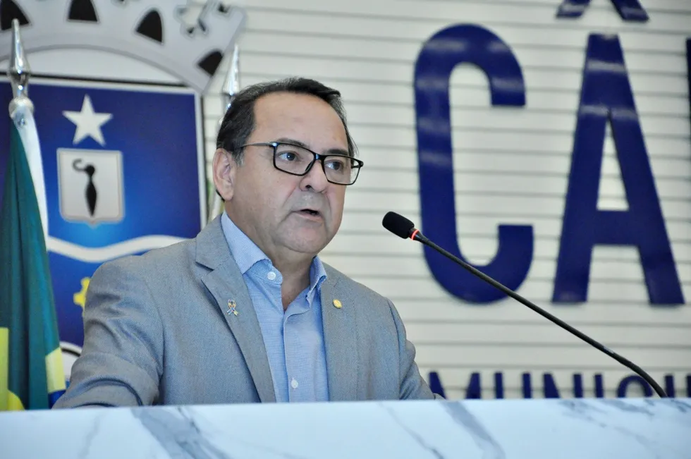 Adriano do Baldy, na Câmara Municipal de Anápolis. Foto: Divulgação na Redes Sociais
