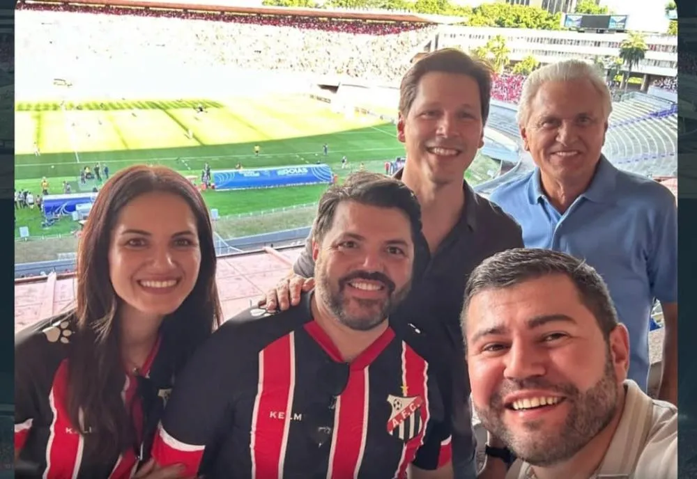 Caiado e Márcio Corrêa juntos no Serra Dourada - Vitória para Anápolis, a cidade!