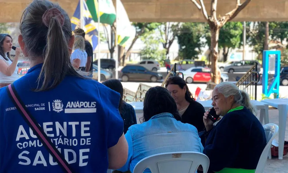 Agentes de Saúde protestam em Anápolis contra defasagem salarial e ameaçam greve